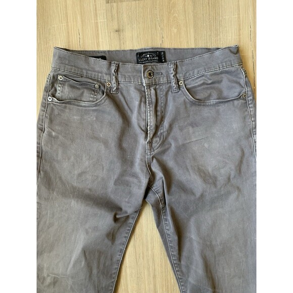 Lucky Brand Men’s Jeans Gray 121 Heritage Slim 31”x32” - Picture 2 of 9